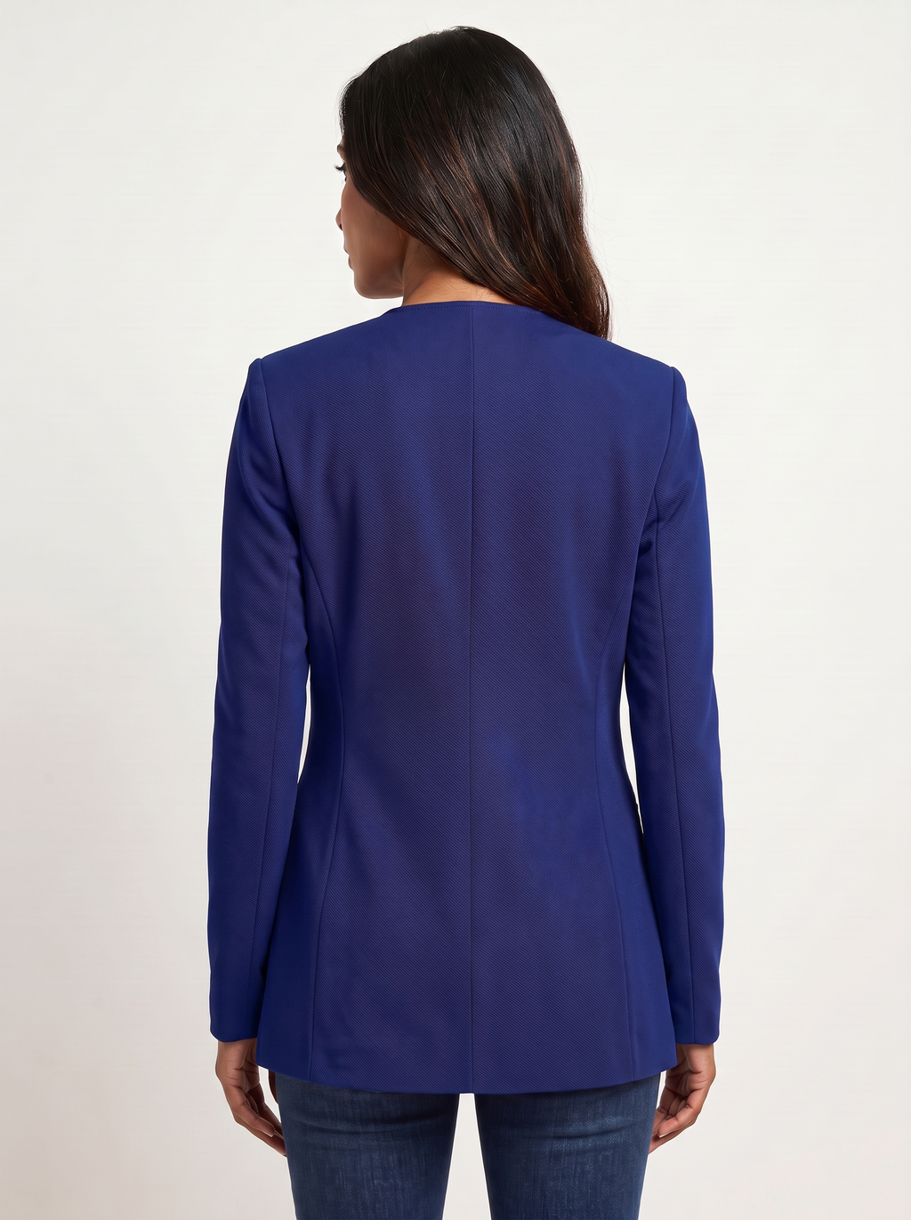 Dames A-Lijn Blazer met V-Hals en Knoopsluiting