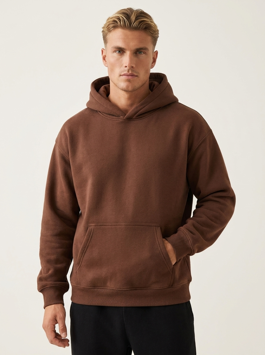 Heren Oversized Hoodie met Relaxte Pasvorm
