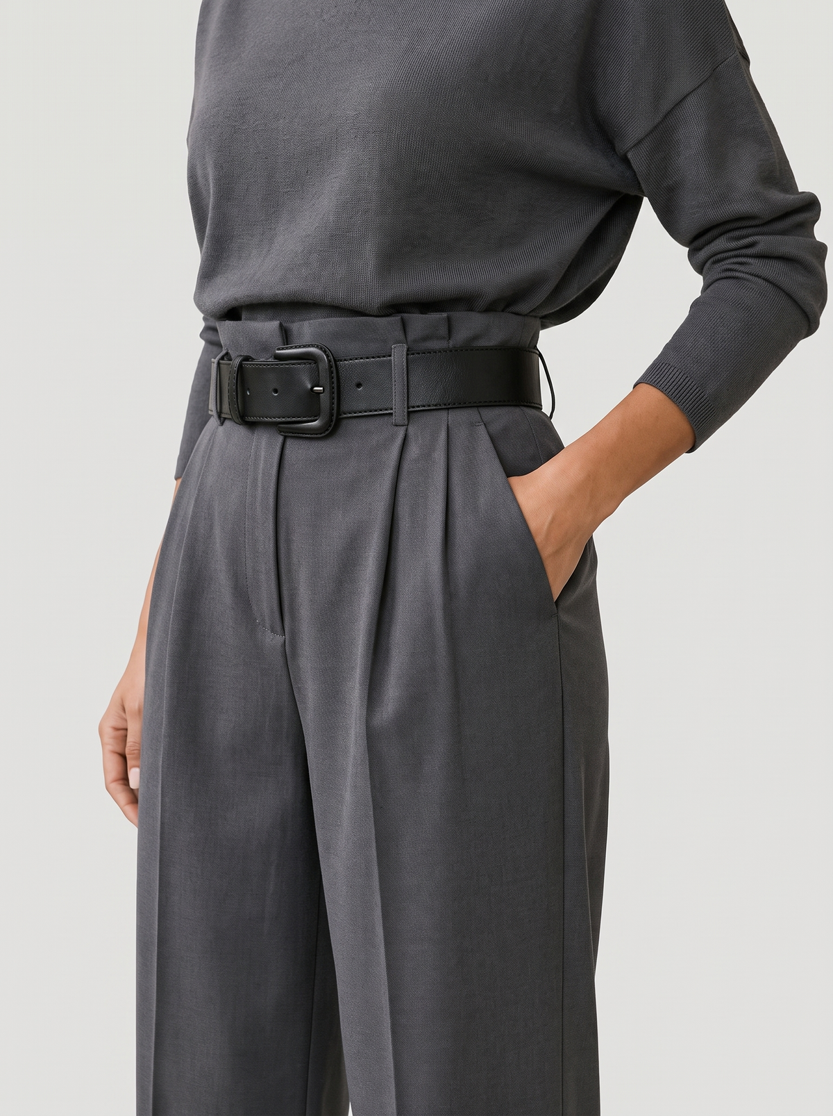 Dames Tweedelige Set met Coltrui en Pantalon