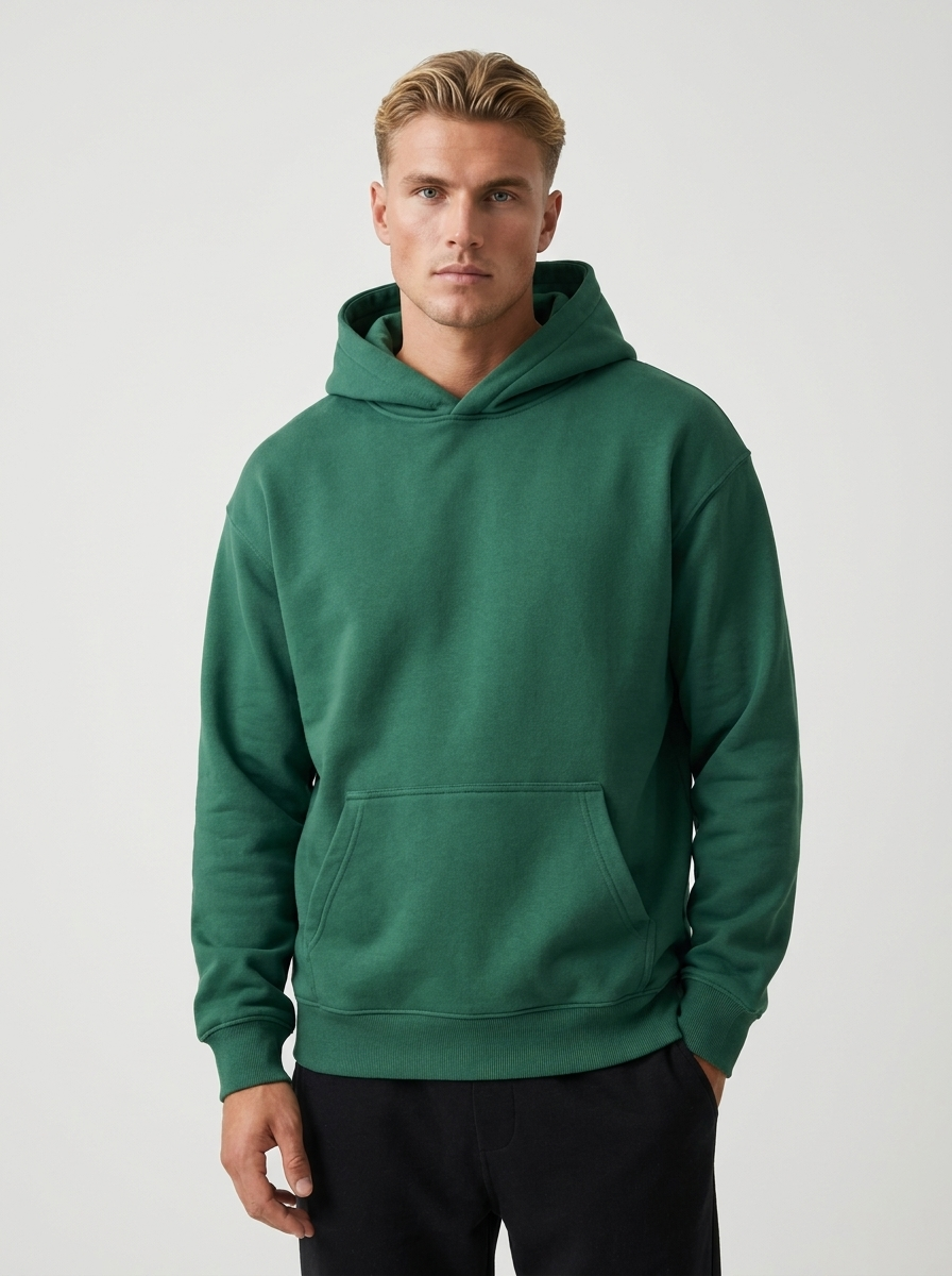 Heren Oversized Hoodie met Relaxte Pasvorm