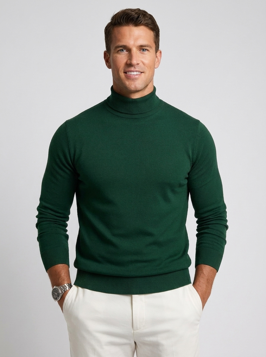 Fijngebreide Coltrui Heren Regular Fit Winter