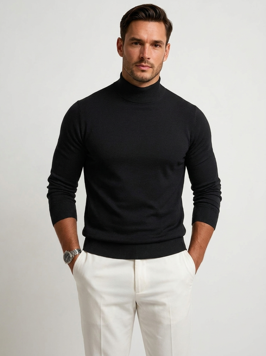 Fijngebreide Coltrui Heren Regular Fit Winter