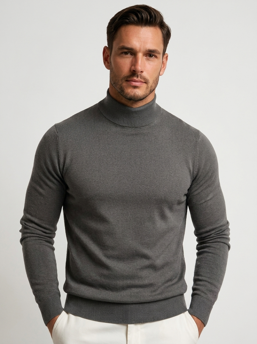 Fijngebreide Coltrui Heren Regular Fit Winter