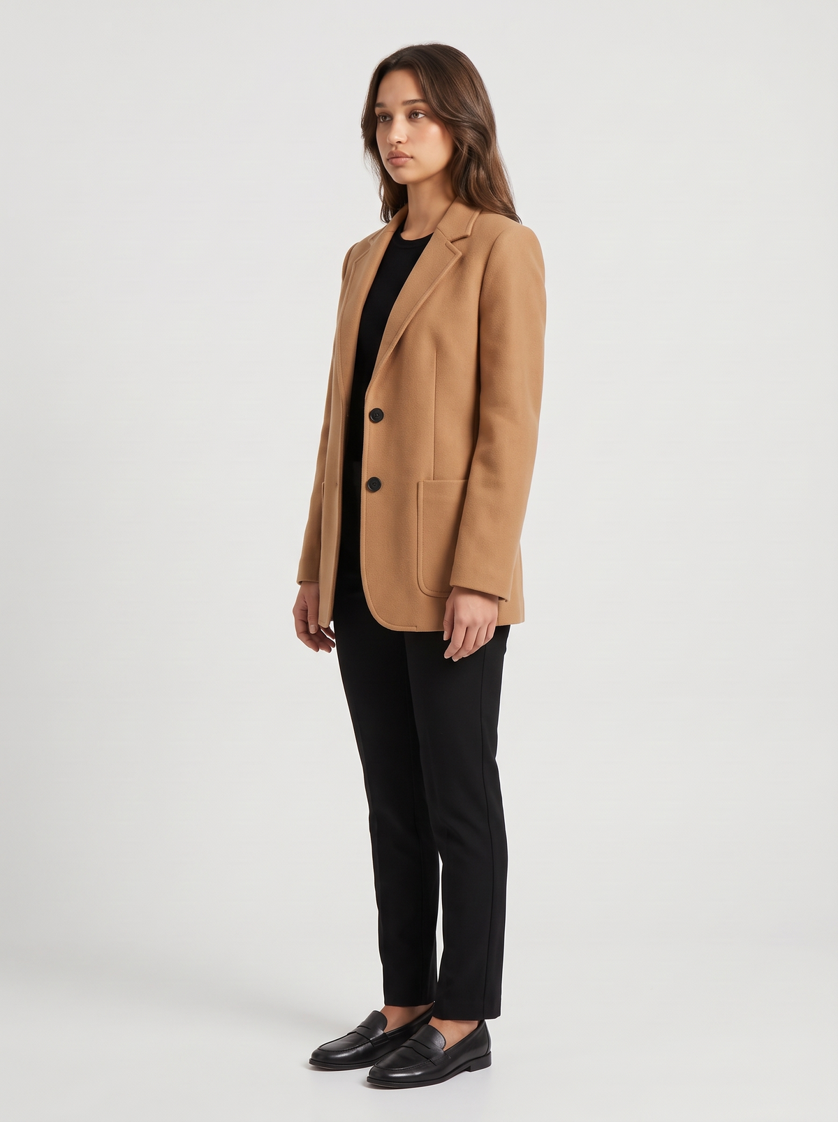 Dames Getailleerde Blazer met Knoopsluiting