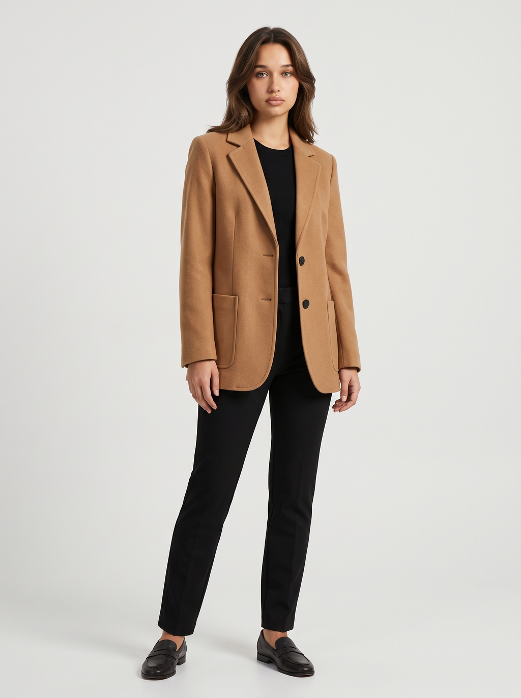 Dames Getailleerde Blazer met Knoopsluiting