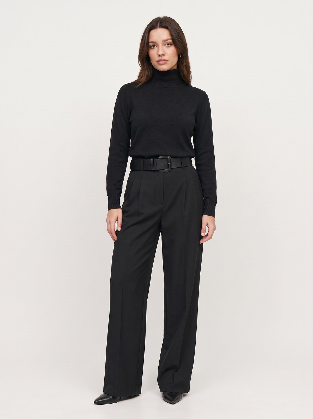 Dames Tweedelige Set met Coltrui en Pantalon