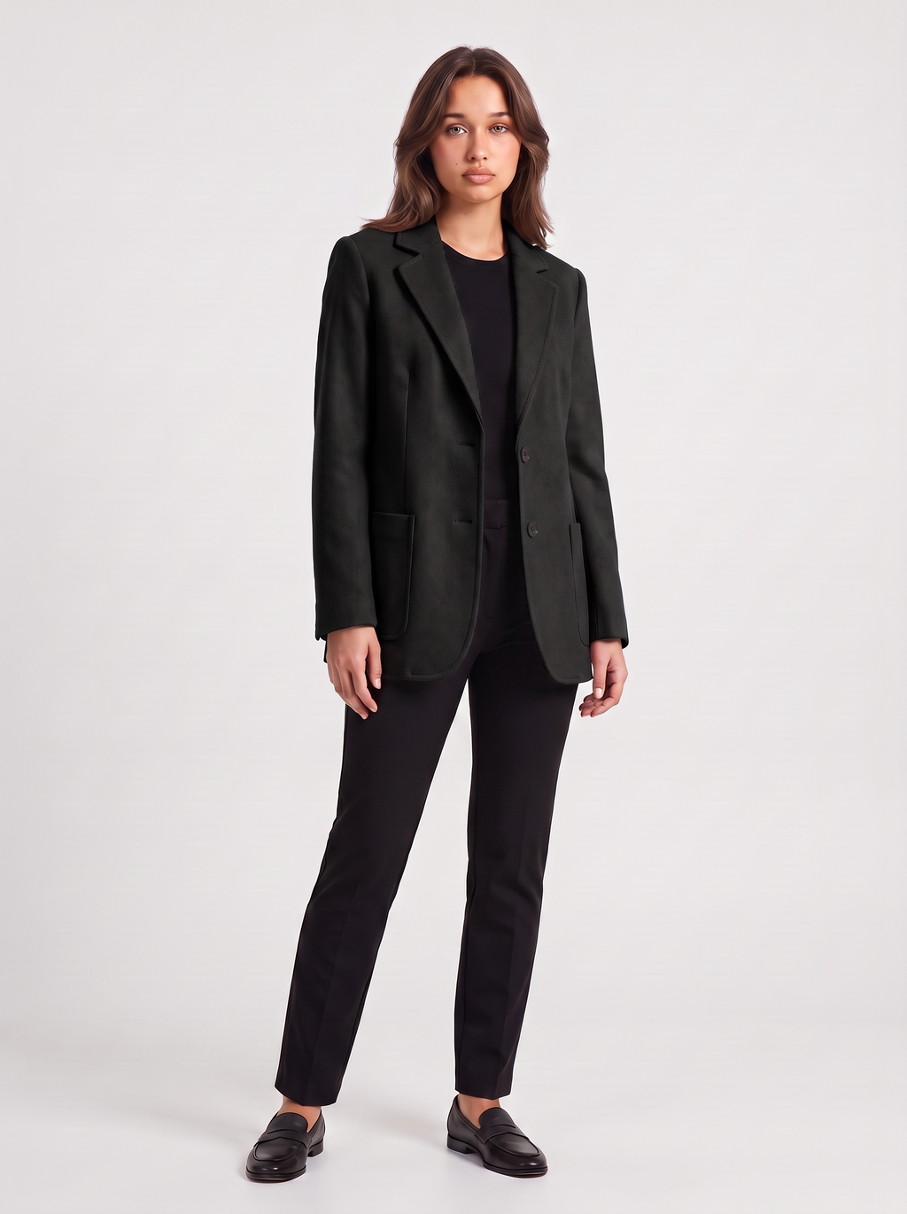 Dames Getailleerde Blazer met Knoopsluiting